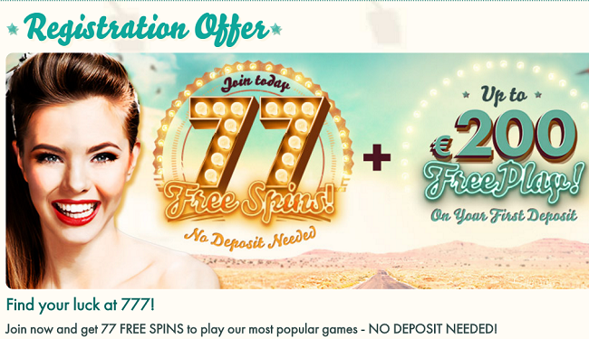 777 Casino 77 Free Spins